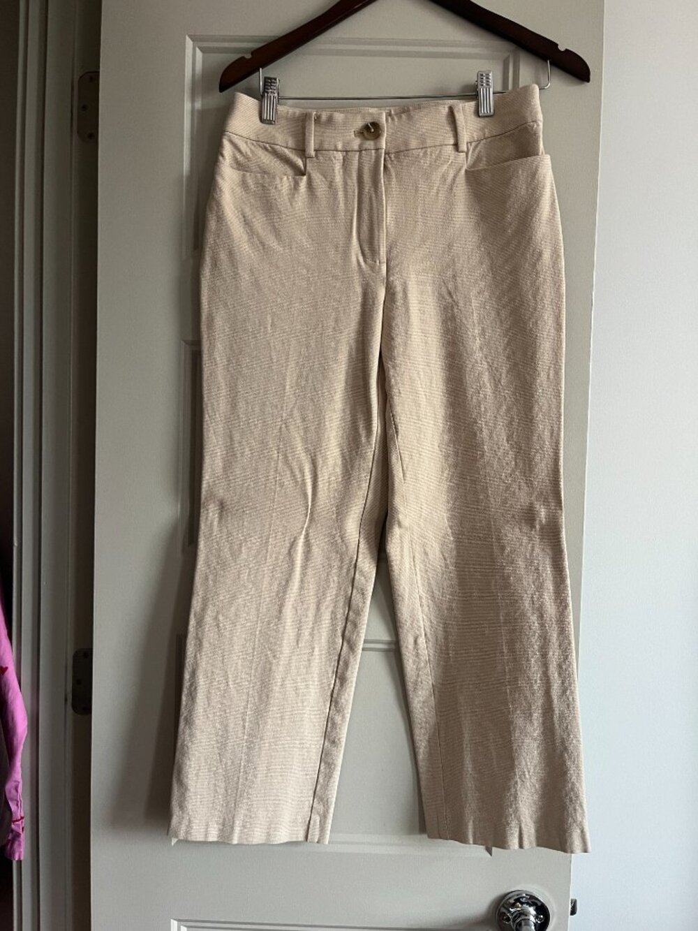 Loft The Parker Straight Leg Khaki/Tan 6P Pants
